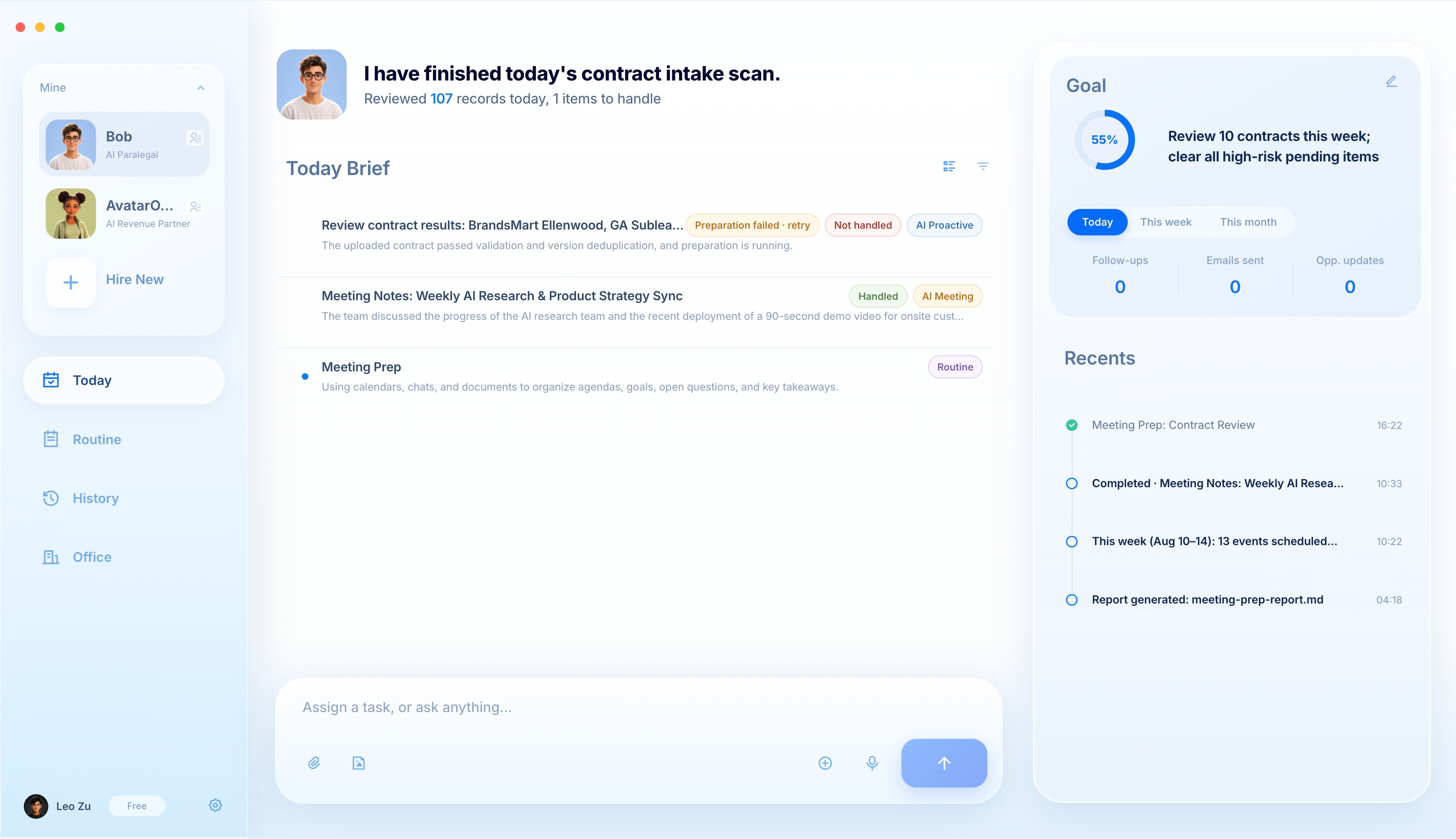 Alloomi AI in action - self-evolving digital employees in professional services