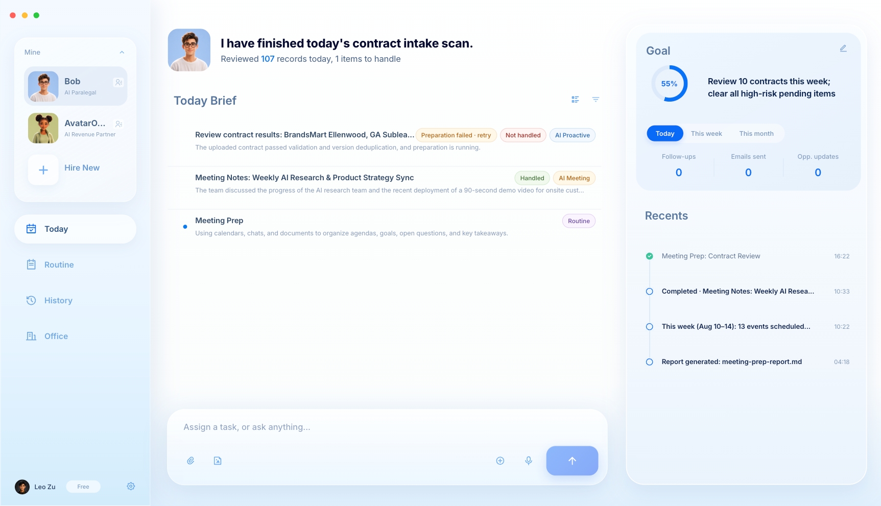 Legal full stack digital employees